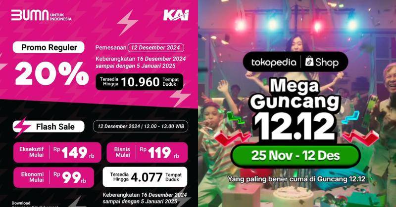 8 Promo Harbolnas 12.12 Tahun 2024, Banyak Harga Miring!
